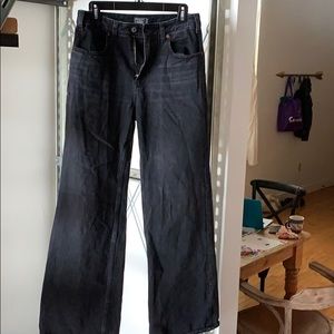 Abercrombie wide leg jeans